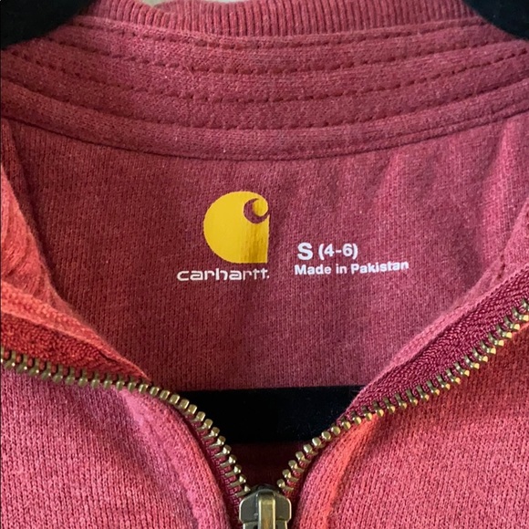 Carhartt Woman’s Pink Zip Up Jacket - Picture 2 of 5